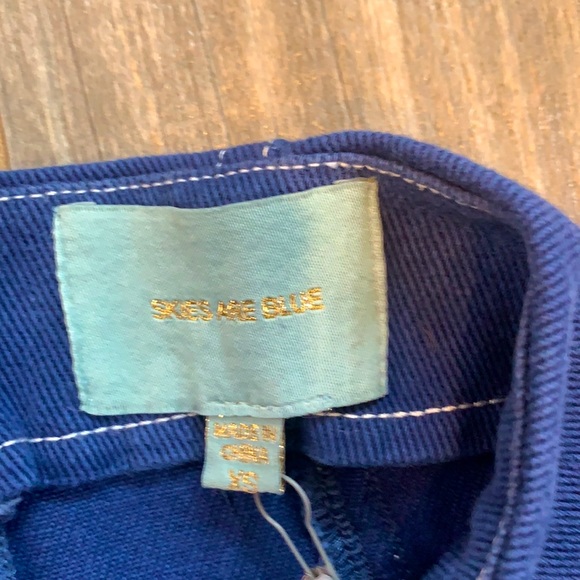Skies Are Blue adorable denim skirt..  XS. NWT - Picture 5 of 6